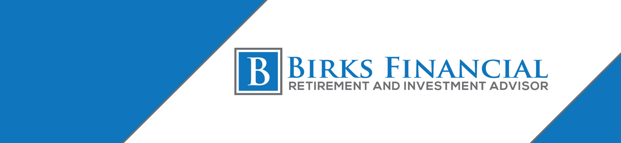 Birks Financial logo with a blue 